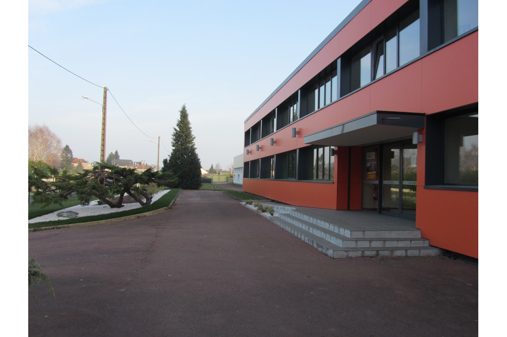 entrée vue de coté BIPA usine unité de production