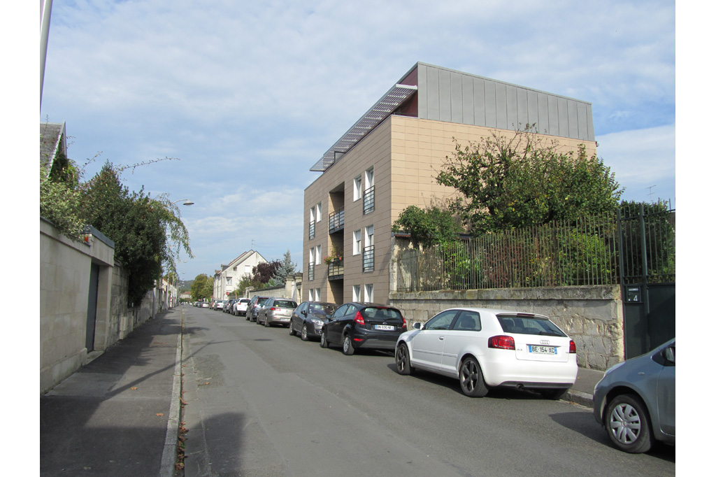 vue de la rue logements collectifs locatifs sociaux 